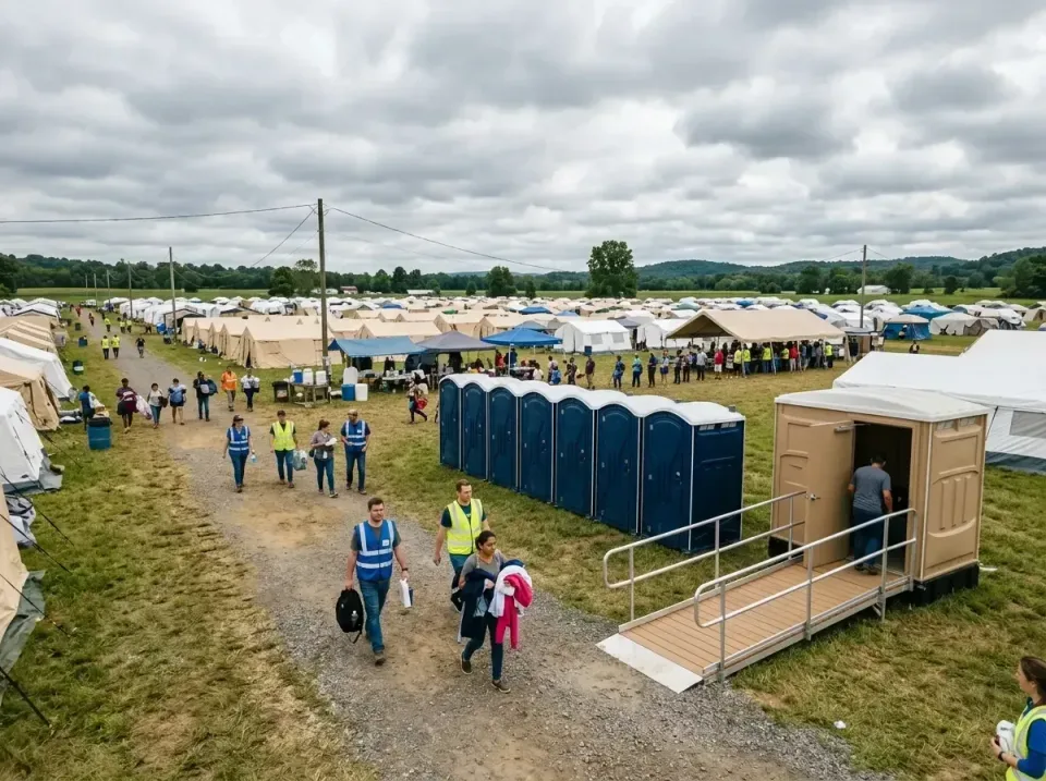 disaster-relief-camp-restrooms-010 — frequently asked questions, Dumpster & Portable Bathrooms Rental in West Linn, OR